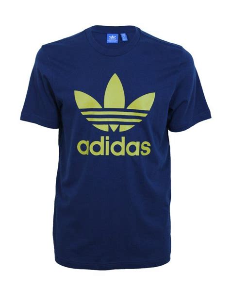 Adidas Originals Trefoil Logo T Shirt Blue T Shirt Tshirt Logo