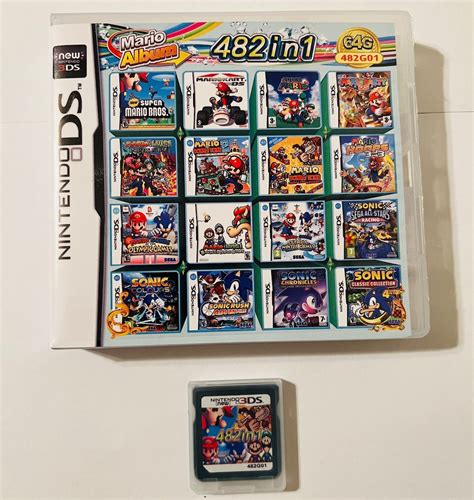 482 In 1 Super Combo All In 1 Game Cart Games Cartridge For NDS DS