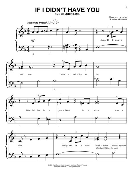 If I Didn't Have You | Sheet Music Direct