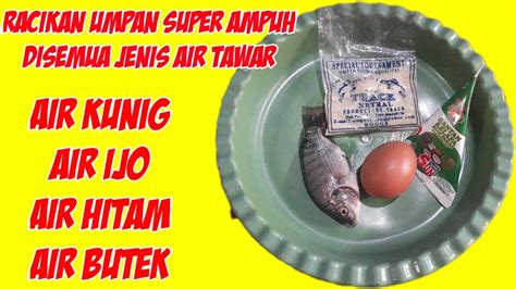 Umpan Jitu Ikan Mas Nila Mujair Bawal Dan Semua Ikan Penghuni Air