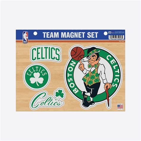 NBA Boston Celtics Magnet Set