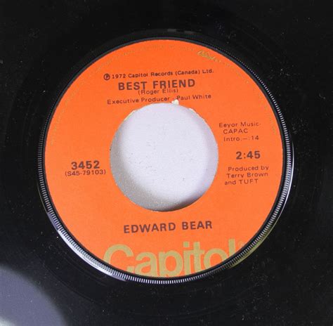 Edward Bear 45 Rpm Best Friend Last Song Music