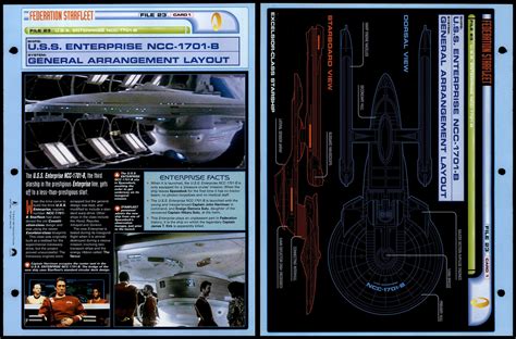 Gen Arrangement Layout Uss Enterprise Ncc B Star Trek Fact