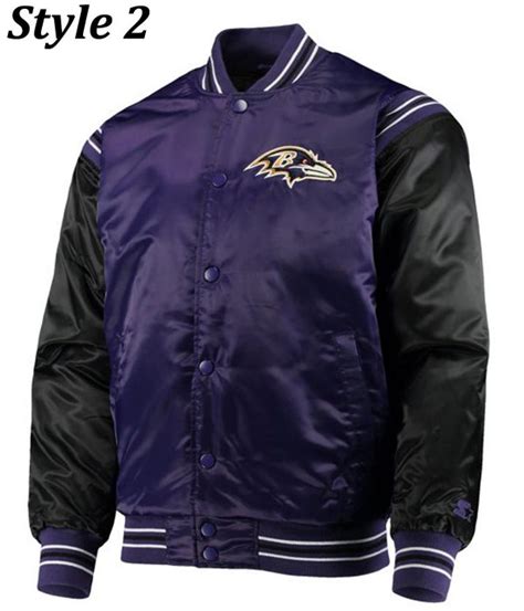 Starter Full Snap Baltimore Ravens Jacket Jacket Makers