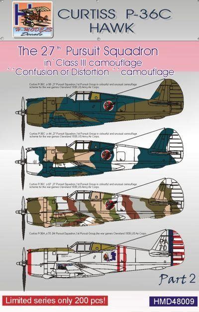 Curtiss P 36C Hawk 27th Pursuit Squadron Part 2 Nekomodels Maquetas