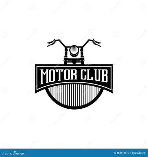 Motor Club Logo Design Vector Illustration Template Stock Vector