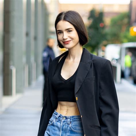 Lily Collins Jeugd Lily Collins Heeft Afscheid Genomen Van Haar Lange