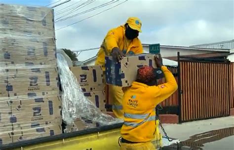 Segunda Etapa De Entrega De Cajas En Longitudinal