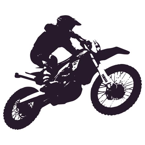 Motorbike Enduro Silhouette Free Svg