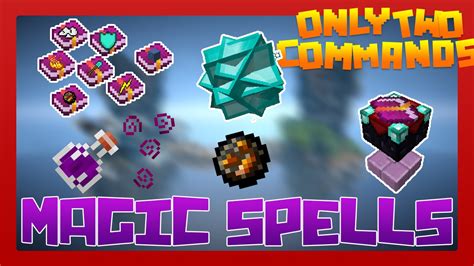 Magic Spells With Only Two Commands Minecraft Youtube