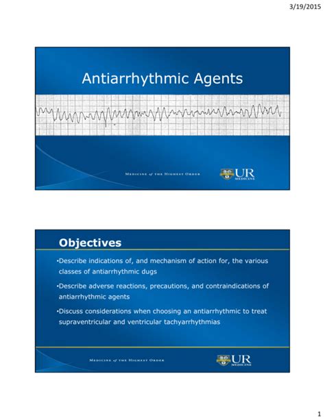 Antiarrhythmic Agents