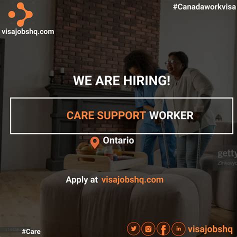 Care Support Worker Relocate To Canada With Work Visa Sponsorship