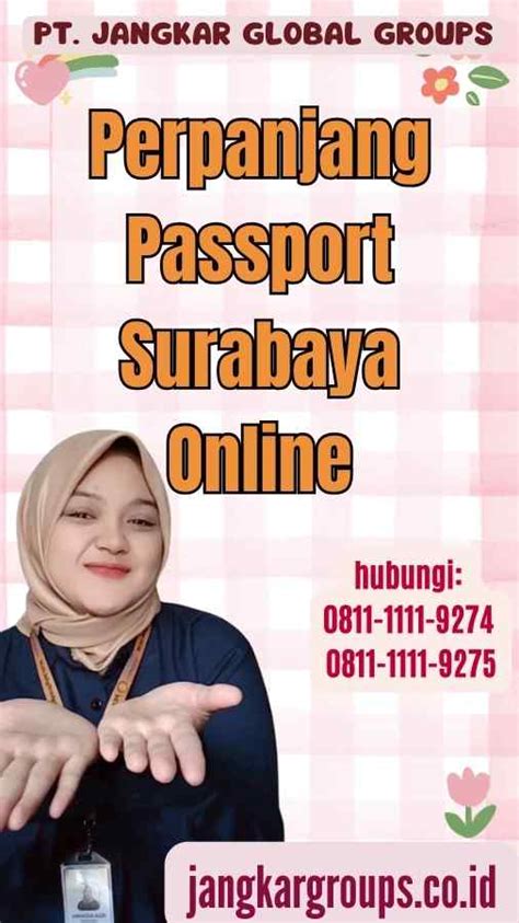 Perpanjang Passport Surabaya Online Jangkar Global Groups