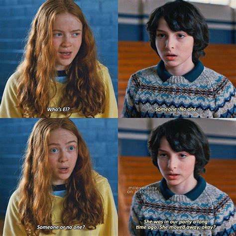 Stranger Things Mike Wheeler Mad Max Finn Wolfhard Sadie Sink