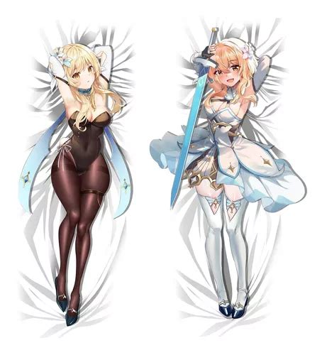 Funda De Almohada Corporal Genshin Impact Lumine Dakimakura Cuotas