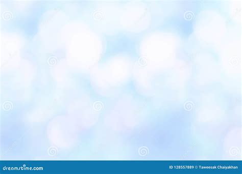 Blue Background and Soft Light Bokeh Stock Image - Image of natural ...