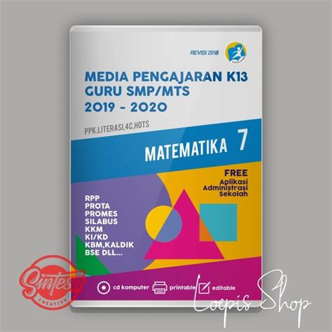 Jual CD RPP MATEMATIKA SMP DAN MTs KELAS 7 K13 TA 2019 2020 Di Lapak