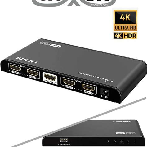 Saxxon Lkv Hdr V Saxxon Lkv Hdrv Divisor Hdmi K De Entrada