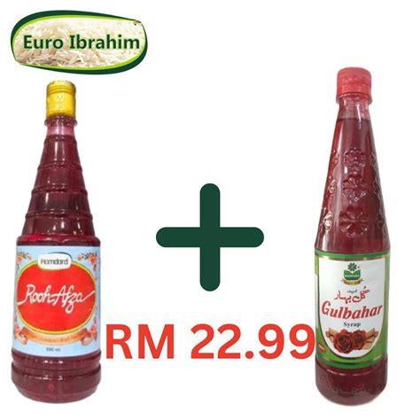 Hamdard Rooh Afza Ml Marhaba Gulbahar Ml Combo Lazada