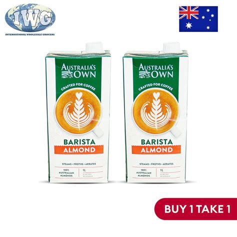 Iwg Australias Own Barista Almond Milk 1l Buy 1 Take 1 Shopee