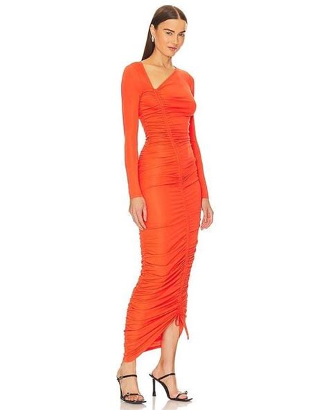 Michael Costello X Revolve Kylee Midi Dress In Red Lyst