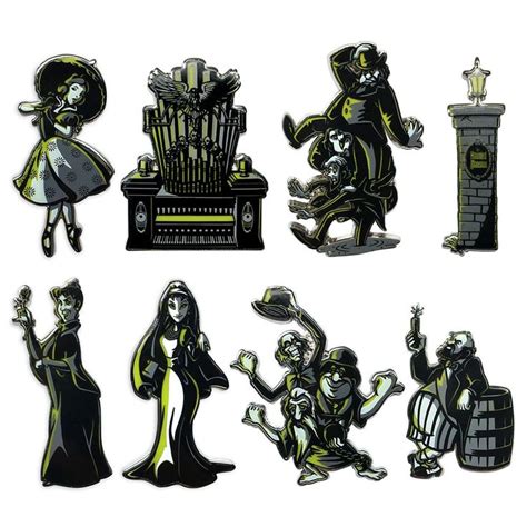 The Haunted Mansion Mystery Pin Set Limited Release 2 Pc Official