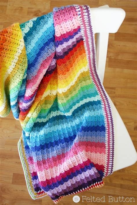 Colorful Stripes Blankets Crochet Blanket Patterns Unique Crochet