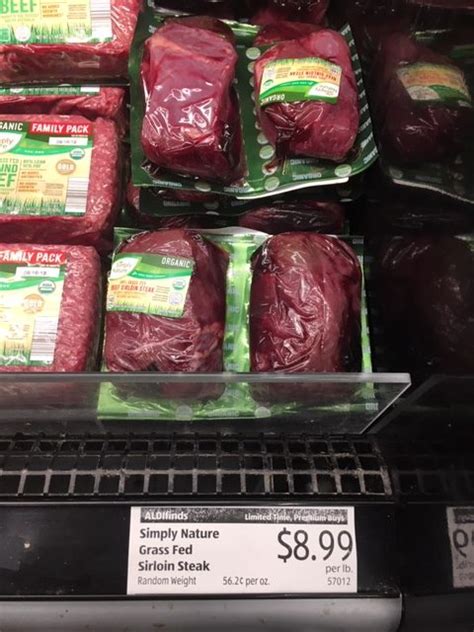 Organic Sirloin 100 Grass Fed Steaks At Aldi For Great Price This Week All Natural Savings