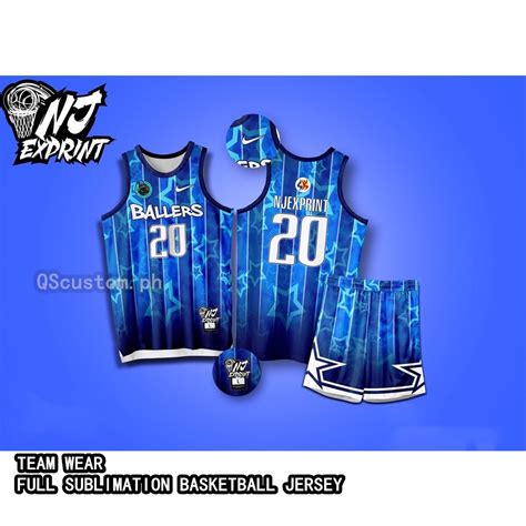 BALLERS Basketball Jersey ALL STAR Concept Design Free Customized Name ...