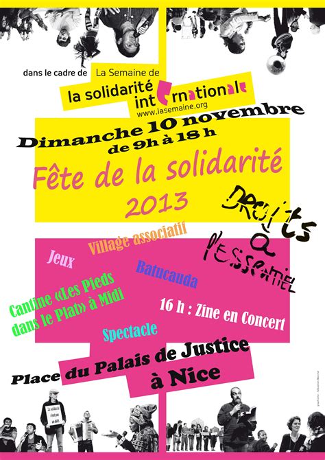 Le Collectif Ssi Nice Lance Sa Semaine De La Solidarite Internationale