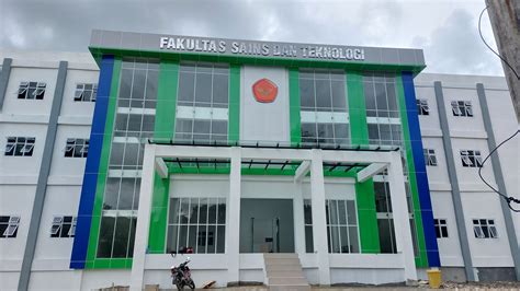 Megah Gedung Baru FST UNJA Punya 3 Lantai Dan 28 Kelas Universitas Jambi