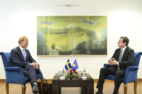 Prime Minister Kurti Hosted The Swedish Ambassador To Kosovo Jonas