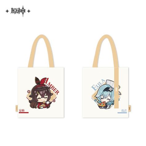 Jual Amber And Eula Special Collaboration Tote Bag Genshin Impact