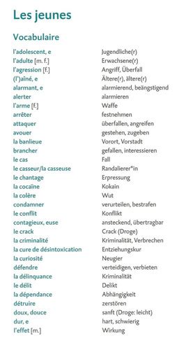 Stark Vocabulaire Karteikarten Quizlet