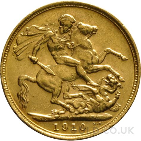 Buy A 1910 Edward VII Sovereign M From Gold Co Uk From 597 90