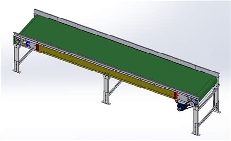 皮带机3d模型下载三维模型solidworks模型 制造云 产品模型