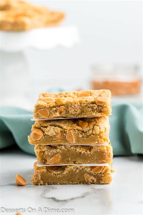 Butterscotch Bars Recipe Softy And Chewy Bars