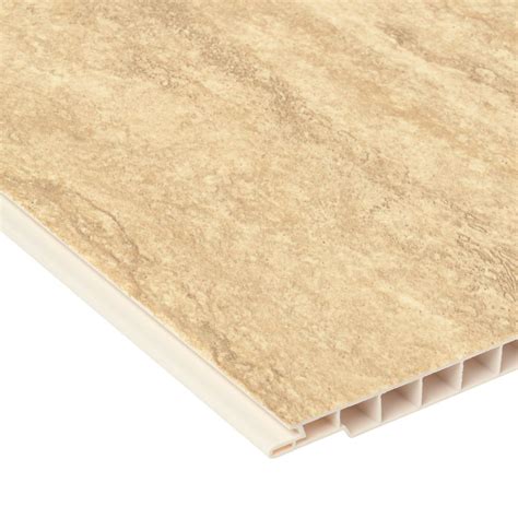 Ancona Travertine PVC Shower Panel Available From Rearo Laminates