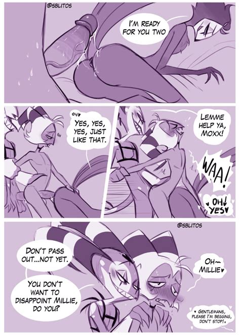 Rule 34 Blitzo Helluva Boss Comic Comic Page Dialogue Gay Gay Sex