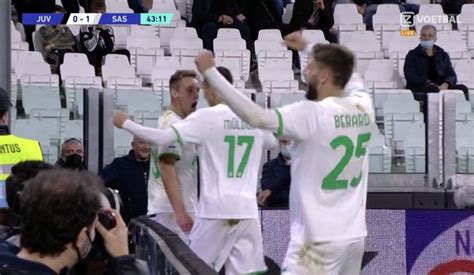 Video Sassuolo Take The Lead Just Before Half Time Against Juventus