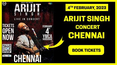 🔴 Arijit Singh Concert Chennai 2023 Tickets Price Date Book Now