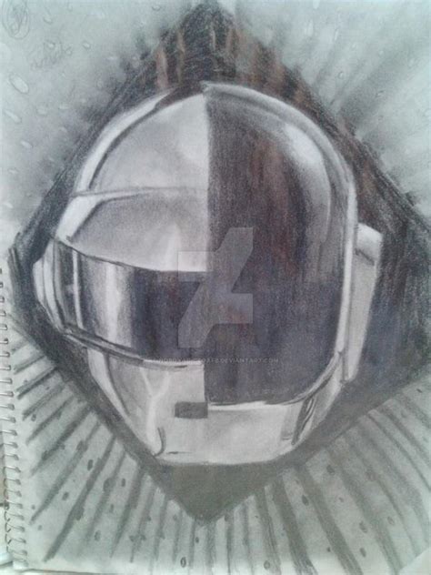 Daft punk pencil drawing by nosoyadictoafb on DeviantArt