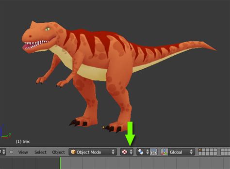 Modeling Uvmapping And Texturing A Low Poly T Rex In Blender Part 2