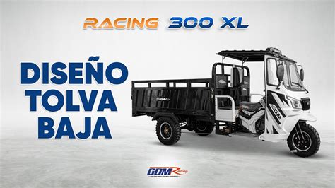 Moto Carguero GDMRacing 300 XL Modelo Tolva Baja YouTube