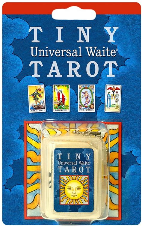 Purple Moon Universal Waite Tarot Deck Tiny Keychain