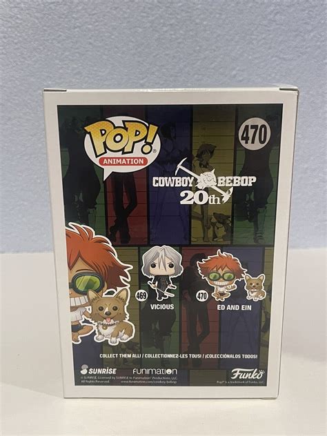 Funko Pop Animation Cowboy Bebop Ed And Ein Vinyl Figure