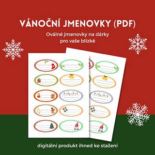 Jmenovka Zelen Ov Ln V No N Jmenovky K Tisku Pdf Od