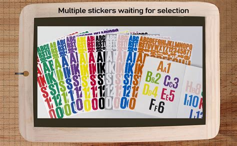 Amazon Alphabet Stickers Sheets Alphabet Stickers Vinyl