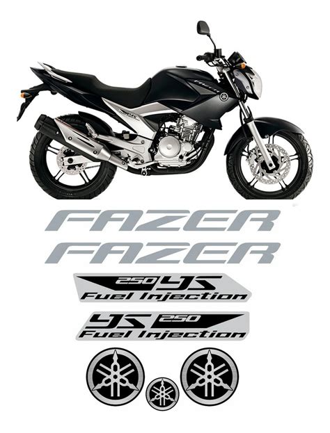 Kit Adesivos Yamaha Fazer Resinado Parcelamento Sem Juros