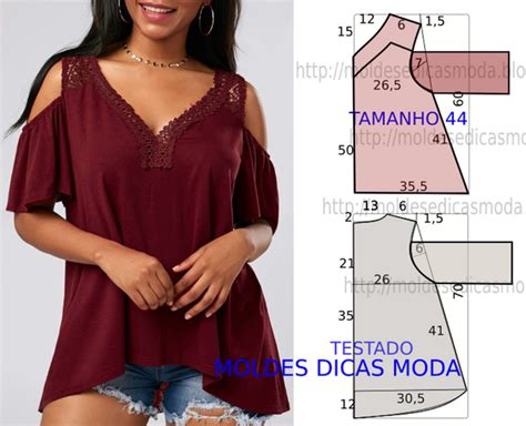 Ofen Spezialisieren Investieren Moldes Dicas Moda Blusas Monat